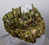6.2cms EPIDOTE CRYSTALS CLUSTER collector peru green color mineral specimen c775