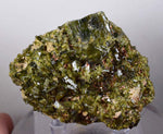 6.2cms EPIDOTE CRYSTALS CLUSTER collector peru green color mineral specimen c775