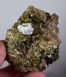5.2cms EPIDOTE CRYSTALS CLUSTER collector peru green color mineral specimen c776