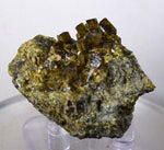 4.6cms EPIDOTE CRYSTALS CLUSTER collector peru green color mineral specimen c777