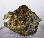4.6cms EPIDOTE CRYSTALS CLUSTER collector peru green color mineral specimen c777