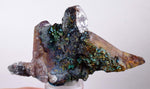 8.8cms  QUARTZ CHRYSOCOLLA TENTADORA Mine Peru Grape Botryoidal Stalactite Crystals Rare Ajoite (?)Mineral Specimen Collectors ce819