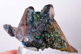 8.8cms  QUARTZ CHRYSOCOLLA TENTADORA Mine Peru Grape Botryoidal Stalactite Crystals Rare Ajoite (?)Mineral Specimen Collectors ce819
