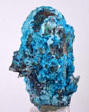 6.5cms  QUARTZ CHRYSOCOLLA TENTADORA Mine Peru Grape Botryoidal Stalactite Crystals Rare Ajoite (?)Mineral Specimen Collectors ce825