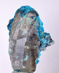 6.5cms  QUARTZ CHRYSOCOLLA TENTADORA Mine Peru Grape Botryoidal Stalactite Crystals Rare Ajoite (?)Mineral Specimen Collectors ce825