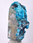 6.5cms  QUARTZ CHRYSOCOLLA TENTADORA Mine Peru Grape Botryoidal Stalactite Crystals Rare Ajoite (?)Mineral Specimen Collectors ce825