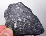 7.4cm PROUSTITE RUBY SILVER  Rough Rock Mineral Pyrargyrite Pyrite Peru HE166