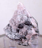 3.4cm PROUSTITE RUBY SILVER Red Crystals Rhodochrosite Mangano Calcite Pyrargyrite Galena Mineral Peru HE175