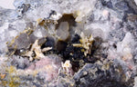 6.5cmACANTHITE RUBY SILVER Rhodochrosite Native Silver Wires Mangano Calcite Pyrargyrite Galena Mineral Peru HE174