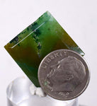 25.5cts GEM SILICA CHRYSOCOLLA Emeraldine Chalcedony Facet Lily Mine Quartz Malachite Peru Emerald Jade Color BE685