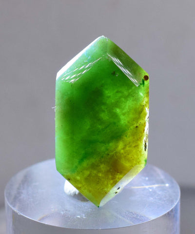 16.5cts GEM SILICA CHRYSOCOLLA Emeraldine Chalcedony Facet Lily Mine Quartz Malachite Peru Emerald Jade Color BE686