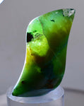 49.5cts GEM SILICA CHRYSOCOLLA Emeraldine Chalcedony Facet Lily Mine Quartz Malachite Peru Emerald Jade Color BE688
