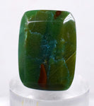 28.5cts GEM SILICA CHRYSOCOLLA Emeraldine Chalcedony Facet Lily Mine Quartz Malachite Peru Emerald Jade Color BE689