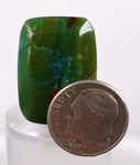 28.5cts GEM SILICA CHRYSOCOLLA Emeraldine Chalcedony Facet Lily Mine Quartz Malachite Peru Emerald Jade Color BE689