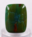 28.5cts GEM SILICA CHRYSOCOLLA Emeraldine Chalcedony Facet Lily Mine Quartz Malachite Peru Emerald Jade Color BE689