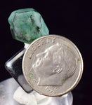 8cts EMERALD CRYSTALS COLOMBIA  polished musso beryl mineral specimen pendant e88