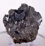4.3cm ALABANDITE CRYSTALS CALCITE  Peru Gem Sharp Bright Uchuchaccua Mineral Specimen HE177