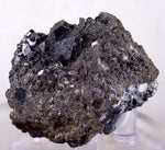 4.3cm ALABANDITE CRYSTALS CALCITE  Peru Gem Sharp Bright Uchuchaccua Mineral Specimen HE177