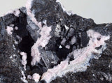 6.7cm ALABANDITE CRYSTALS RHODOCHROSITE  Peru Gem Sharp Bright Uchuchaccua Mineral Specimen HE179