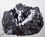 6.7cm ALABANDITE CRYSTALS RHODOCHROSITE  Peru Gem Sharp Bright Uchuchaccua Mineral Specimen HE179