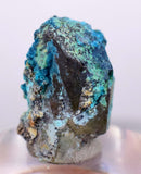 1.9cms  QUARTZ CHRYSOCOLLA TENTADORA Mine Peru Grape Botryoidal Stalactite Crystals Rare Ajoite (?)Mineral Specimen Collectors ce780