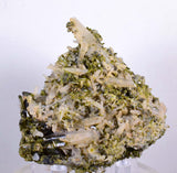 6.5cms EPIDOTE QUARTZ CRYSTALS Peru Cluster Collector Green Color Mineral Specimen CE792