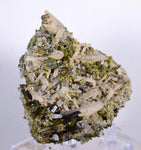 6.5cms EPIDOTE QUARTZ CRYSTALS Peru Cluster Collector Green Color Mineral Specimen CE792