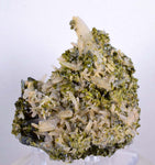 6.5cms EPIDOTE QUARTZ CRYSTALS Peru Cluster Collector Green Color Mineral Specimen CE792