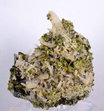 6.5cms EPIDOTE QUARTZ CRYSTALS Peru Cluster Collector Green Color Mineral Specimen CE792