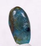 1.8cms GEM BLUE OPAL seascape peru tumbled pendant caribean turquoise color b700