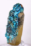 6.1cms  QUARTZ CHRYSOCOLLA TENTADORA Mine Peru Grape Botryoidal Stalactite Crystals Rare Ajoite (?)Mineral Specimen Collectors ce811