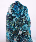 6.1cms  QUARTZ CHRYSOCOLLA TENTADORA Mine Peru Grape Botryoidal Stalactite Crystals Rare Ajoite (?)Mineral Specimen Collectors ce811