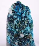 6.1cms  QUARTZ CHRYSOCOLLA TENTADORA Mine Peru Grape Botryoidal Stalactite Crystals Rare Ajoite (?)Mineral Specimen Collectors ce811