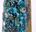 6.1cms  QUARTZ CHRYSOCOLLA TENTADORA Mine Peru Grape Botryoidal Stalactite Crystals Rare Ajoite (?)Mineral Specimen Collectors ce811