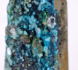 6.1cms  QUARTZ CHRYSOCOLLA TENTADORA Mine Peru Grape Botryoidal Stalactite Crystals Rare Ajoite (?)Mineral Specimen Collectors ce811