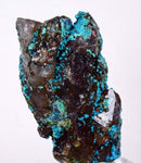 5.8cms  QUARTZ CHRYSOCOLLA TENTADORA Mine Peru Grape Botryoidal Stalactite Crystals Rare Ajoite (?)Mineral Specimen Collectors ce817