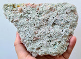 16cms ROSE EAGLE QUARTZ Pink Druzy Bright Crystals Cathedral Botryoidal Peru New Find Suiseki Mineral Specimen QE240
