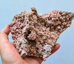 16cms ROSE EAGLE QUARTZ Pink Druzy Bright Crystals Cathedral Botryoidal Peru New Find Suiseki Mineral Specimen QE240
