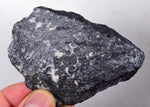 7.4cm PROUSTITE RUBY SILVER  Rough Rock Mineral Pyrargyrite Pyrite Peru HE166