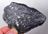 7.4cm PROUSTITE RUBY SILVER  Rough Rock Mineral Pyrargyrite Pyrite Peru HE166