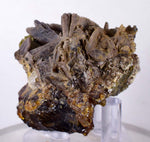 5cms AXINITE EPIDOTE CRYSTALS cluster peru mineral specimen collectors AE385