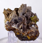 5cms AXINITE EPIDOTE CRYSTALS cluster peru mineral specimen collectors AE385