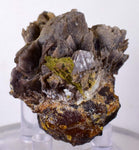 5cms AXINITE EPIDOTE CRYSTALS cluster peru mineral specimen collectors AE385