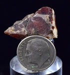 2.4cms GEM RHODOCHROSITE CRYSTALS old stock collector peru mineral specimen RE981
