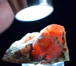 2.4cms GEM RHODOCHROSITE CRYSTALS old stock collector peru mineral specimen RE981