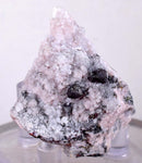 3.4cm PROUSTITE RUBY SILVER Red Crystals Rhodochrosite Mangano Calcite Pyrargyrite Galena Mineral Peru HE175