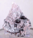 3.4cm PROUSTITE RUBY SILVER Red Crystals Rhodochrosite Mangano Calcite Pyrargyrite Galena Mineral Peru HE175