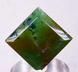 25.5cts GEM SILICA CHRYSOCOLLA Emeraldine Chalcedony Facet Lily Mine Quartz Malachite Peru Emerald Jade Color BE685