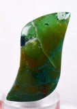 49.5cts GEM SILICA CHRYSOCOLLA Emeraldine Chalcedony Facet Lily Mine Quartz Malachite Peru Emerald Jade Color BE688