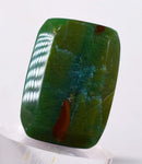 28.5cts GEM SILICA CHRYSOCOLLA Emeraldine Chalcedony Facet Lily Mine Quartz Malachite Peru Emerald Jade Color BE689